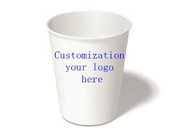 Plaコーティング6.5オンス使い捨ての紙のコーヒーカップのロゴが印刷された問屋・仕入れ・卸・卸売り