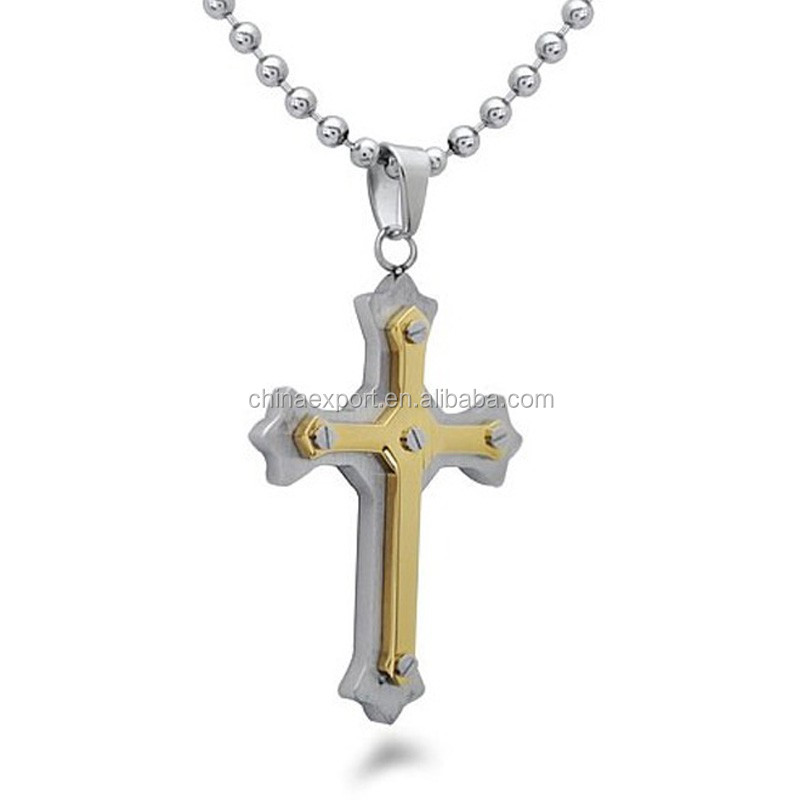 two-tone-stainless-steel-cross-pendant-necklace.jpg