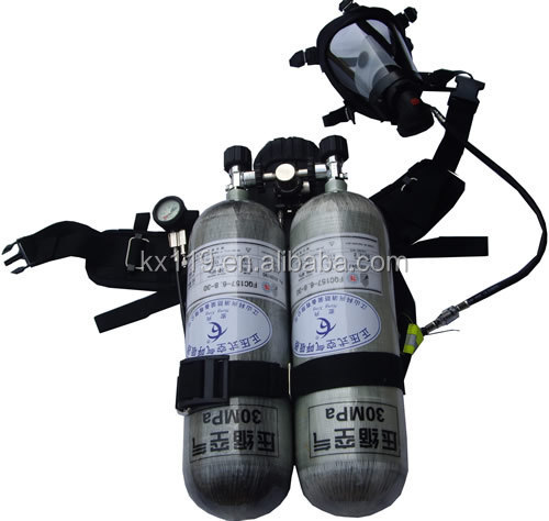 炭素繊維のシリンダーを使用してダブル120分セルフ- 救助呼吸消防士用問屋・仕入れ・卸・卸売り
