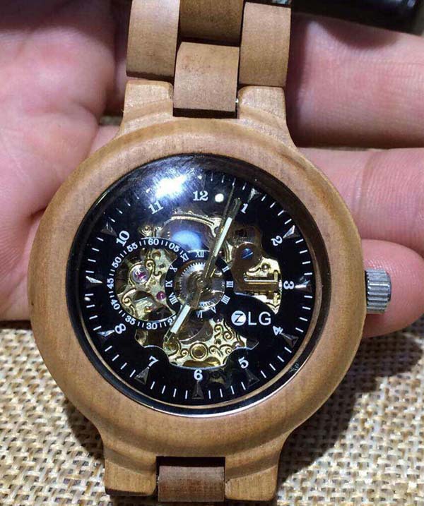 new wood watches, new design wooden watch, mechanical wooden watch
