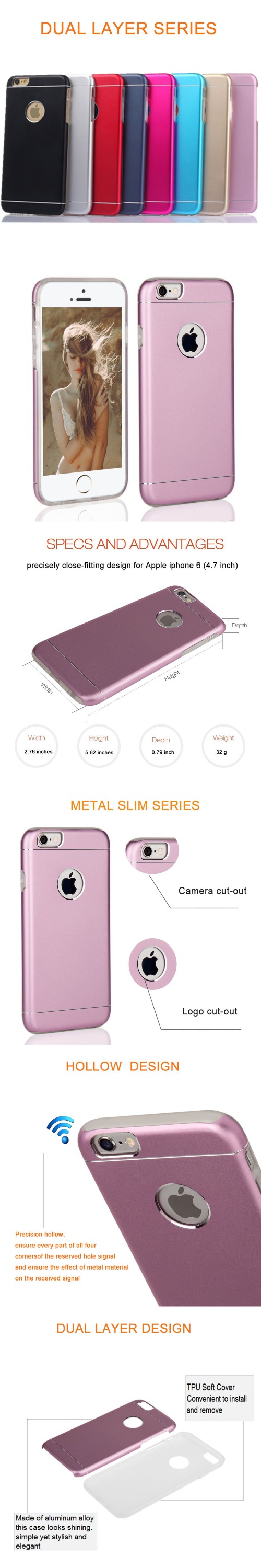 スリムアルミハイブリッド2in1newest携帯ケースや6s4.7/5.5インチはiphone用カバー仕入れ・メーカー・工場