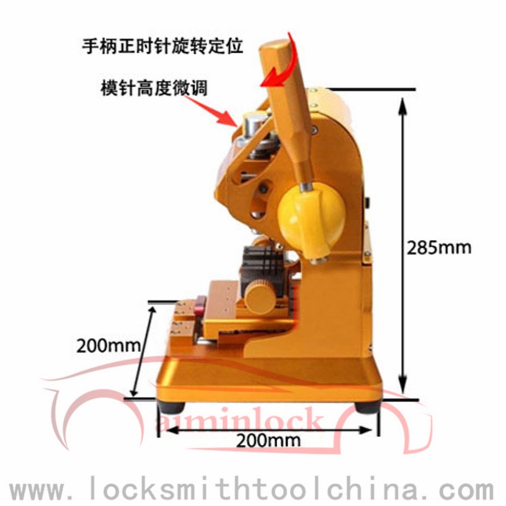 High quality locksmith tool Golden MINI Key Cutting Machine 12V,110V,220V