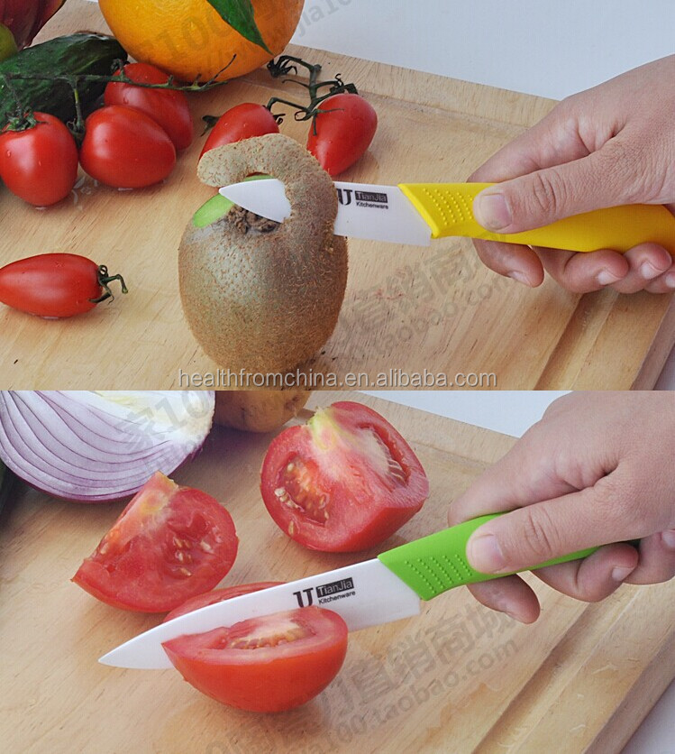 高品質のセラミックナイフセット、 インチ3''4'5''6''+peeler+hold8色ナイフセット問屋・仕入れ・卸・卸売り