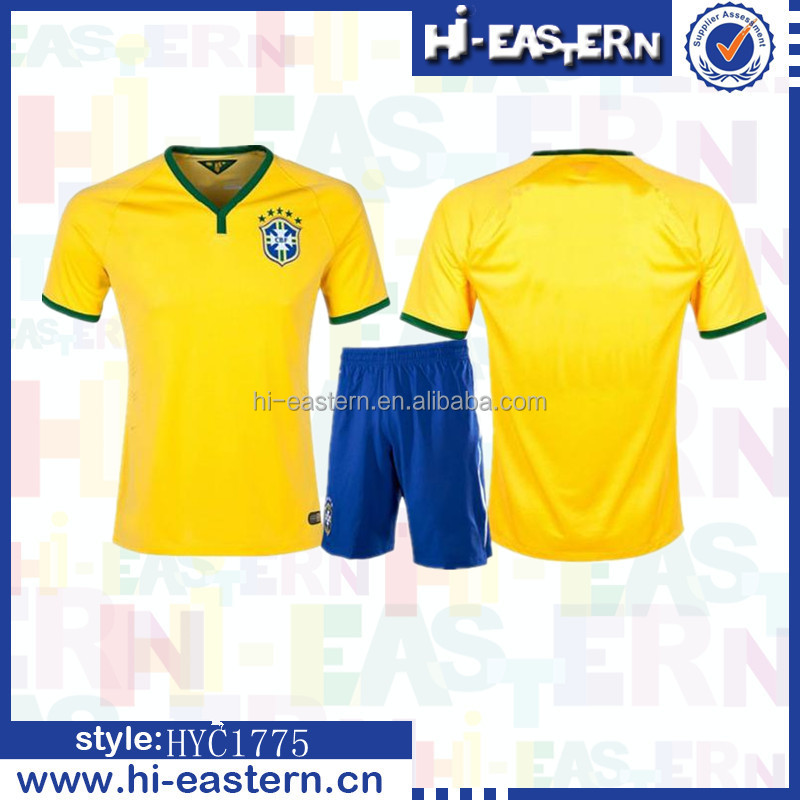 新しいスタイル2015ワールドカップジャージオマルブラジルでブラジルのサッカーユニフォームシャツスーツ問屋・仕入れ・卸・卸売り