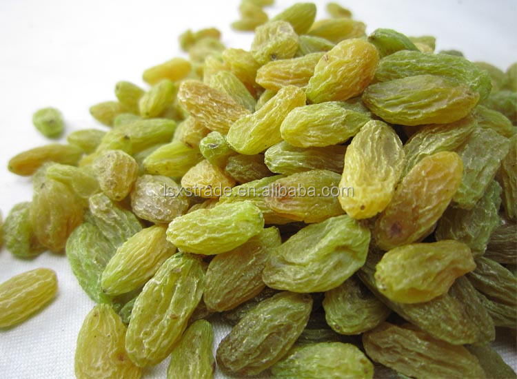 Green Raisin, Golden Raisin, Sultana Raisin (light brown raisin & dark
