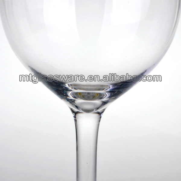 High transparency large size clear red wine glass , flower glass vase