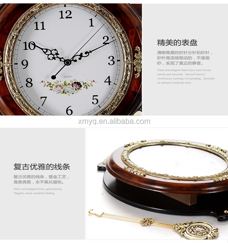 fashionalのスタイル木製の壁時計アジャンタデジタルウォールクロックモデル問屋・仕入れ・卸・卸売り