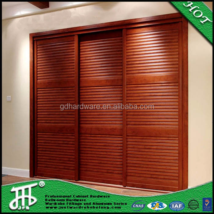 Aluminum Profile Wood Louvered Closet Doors Buy Wood Louvered