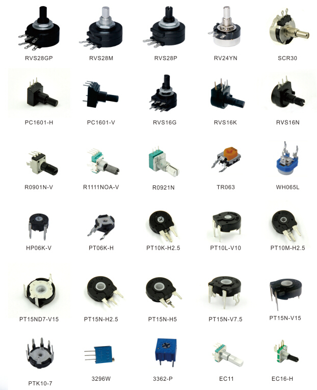 Spanish Horizontal Pin Trimmer Potentiometer Buy 15mm Trimmer