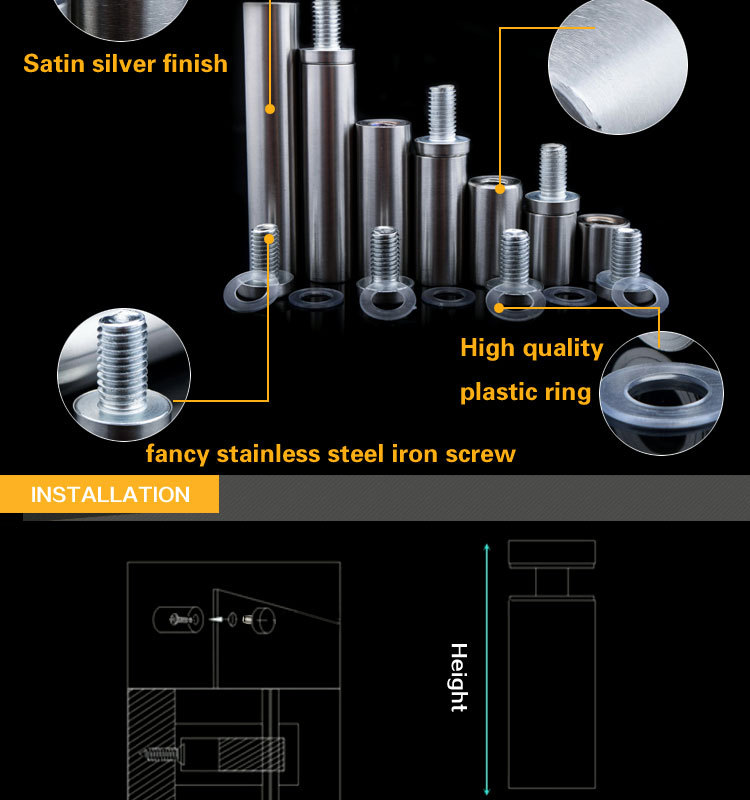 中国広告ネジ製造ステンレス鋼ガラス ファスナー仕入れ・メーカー・工場