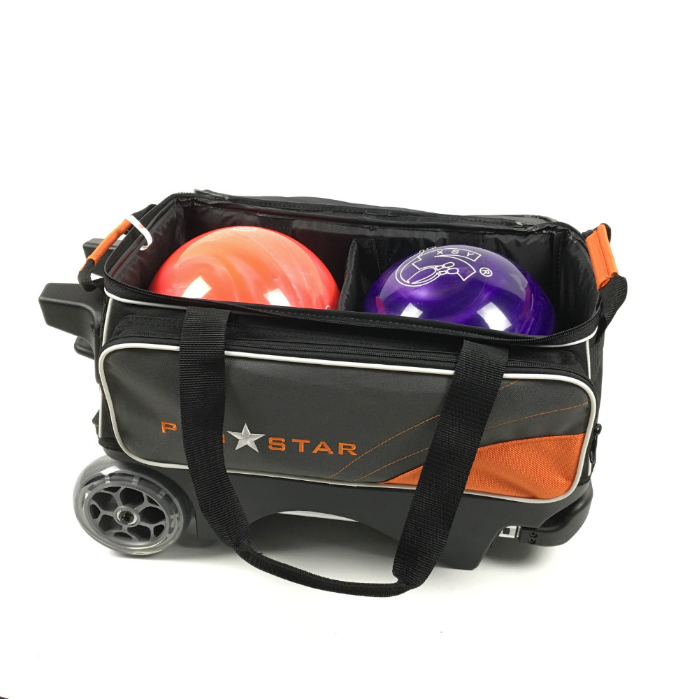 Factory Wholesale Durable Large Capacity Trolley Ball Bag With 2 Wheels And  Retractable Handle Bowling Bag - AliExpress