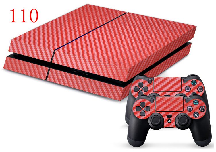 110 ps4 cabon fiber red_