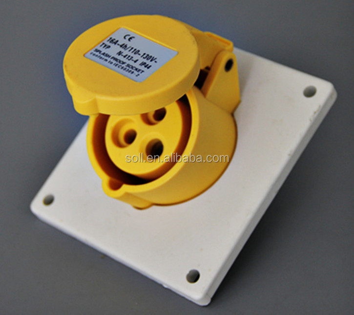 Yellow 32A,3PIN,IP67 Industrial New Generation Plug KBN-423-4問屋・仕入れ・卸・卸売り