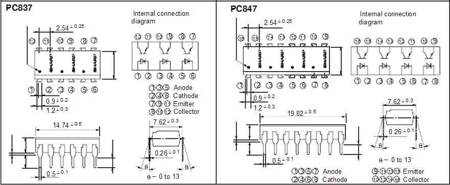 Pc817a Pc817b Pc817c Pc817d Pc817 Photocoupler - Buy Pc817,Pc817a