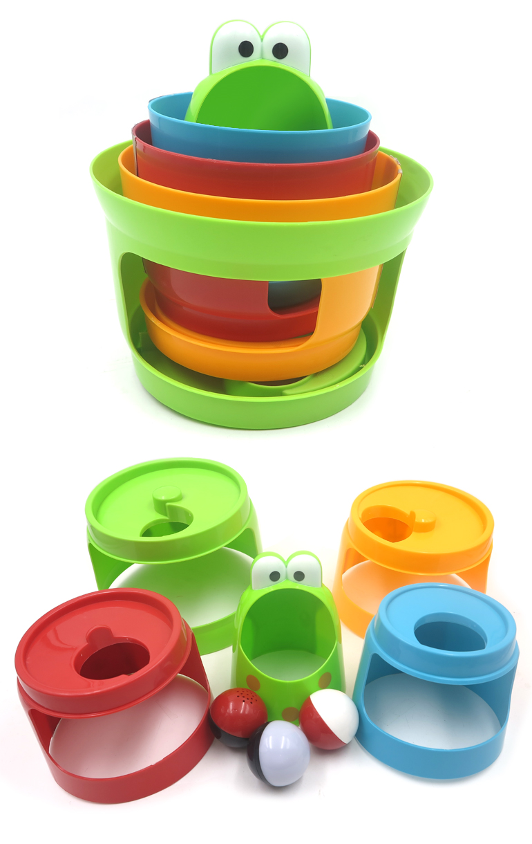 Educational Baby Toys Baby Plastic Stack Cup Toys With Drop Ball & Light Oc0178196 Buy Stack