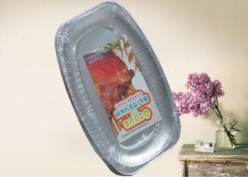 8011 aluminium foil baking container is well used for food catering