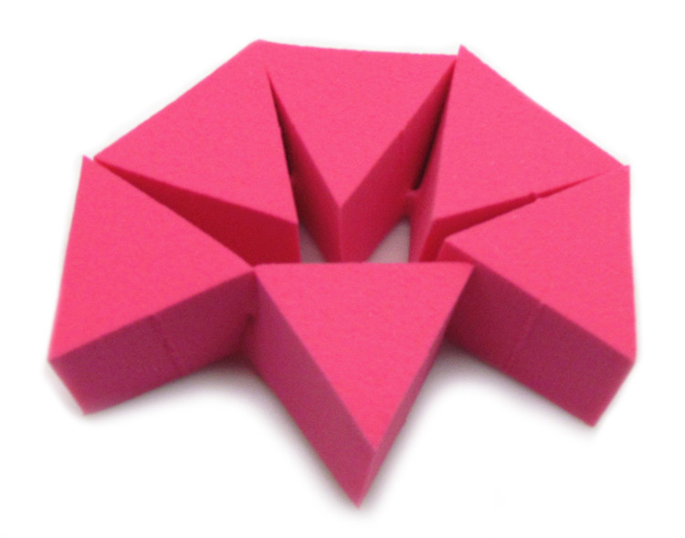 Cosmetic Sponge Make Up Triangle Makeup Sponge Blender With VitaminE