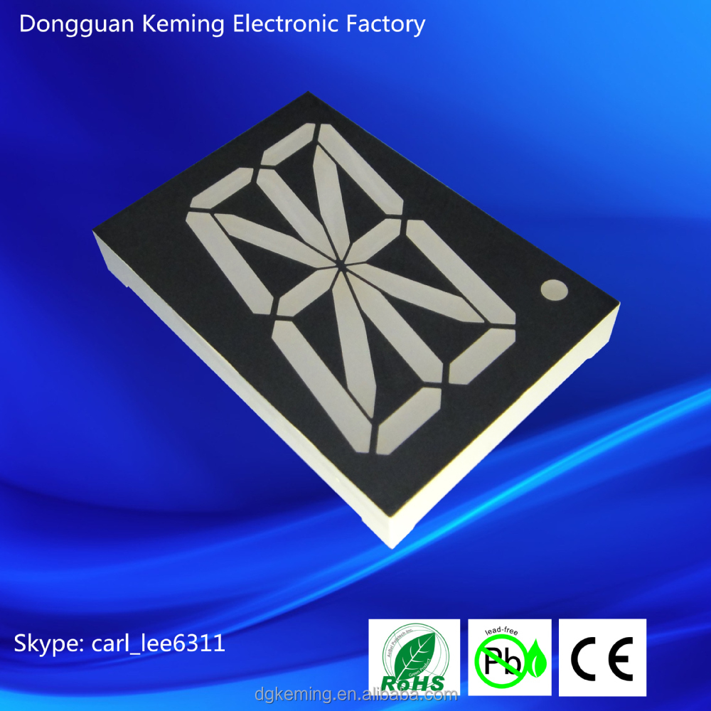 Elevator parts 2.3 inch 16 segment alphanumeric led display for lifts elevator display