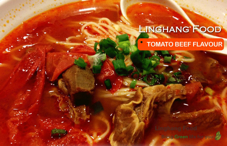 Tasty instant noodle with carton box