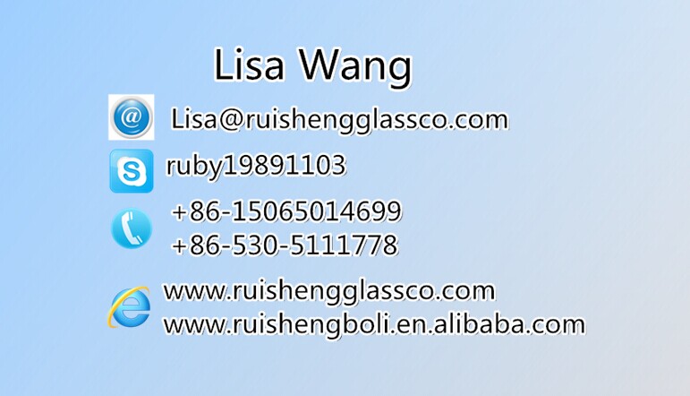 Empty clear custom glass bottle for wholesale