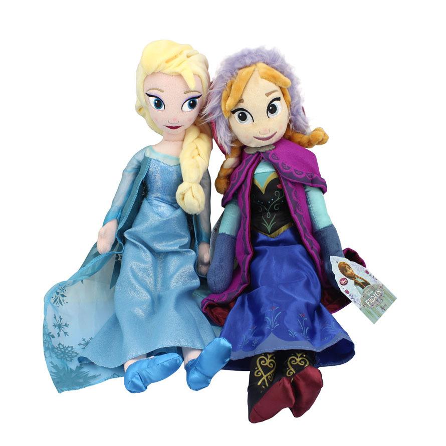 anna and elsa soft toy