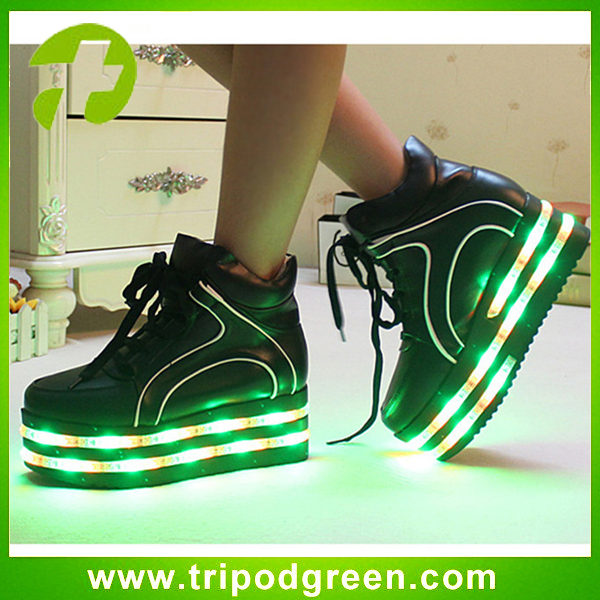 充電式ledライト光る靴ハイヒールの靴仕入れ・メーカー・工場