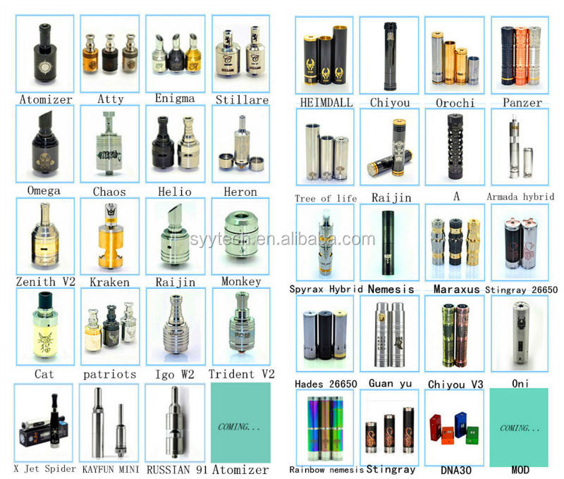 Full Mechanical Mod Stingray X Mod Clone Mechanical Stingray X Mod Made by china factory SYYTECH