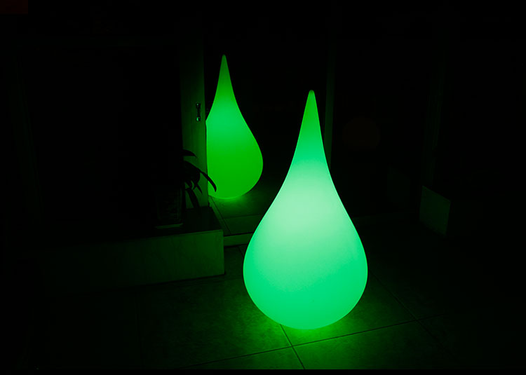 色の変化プラスチック装飾的な屋外充電可能なled照明仕入れ・メーカー・工場