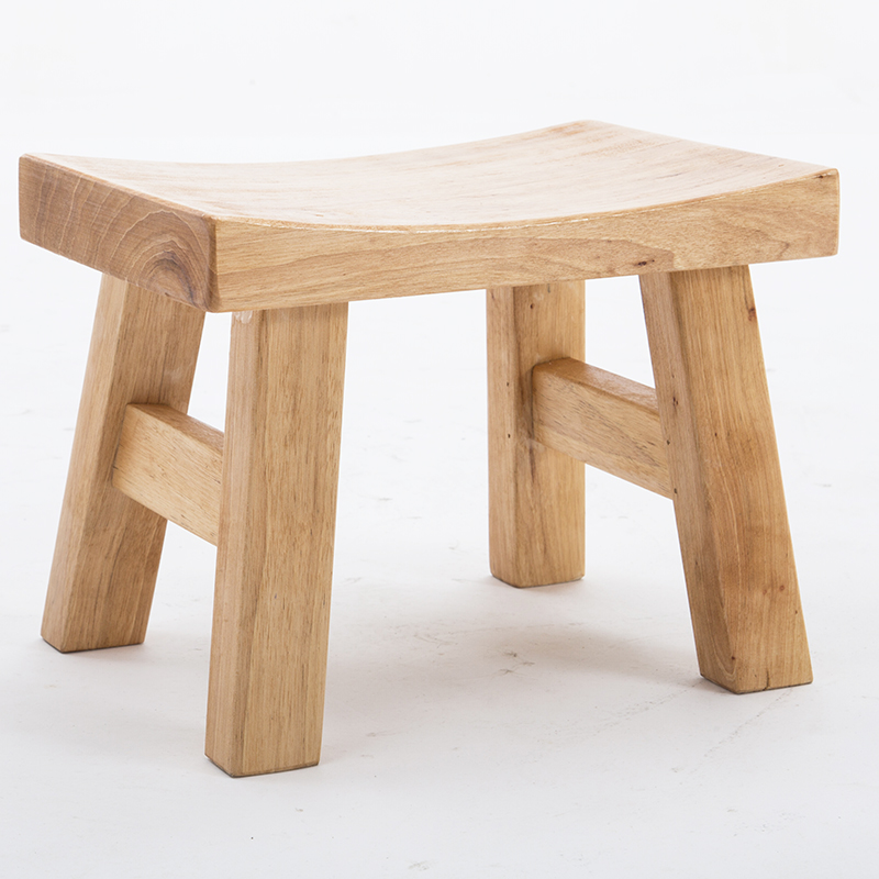 Wooden Saddle Children Dining Change Shoes Creative Small Stool