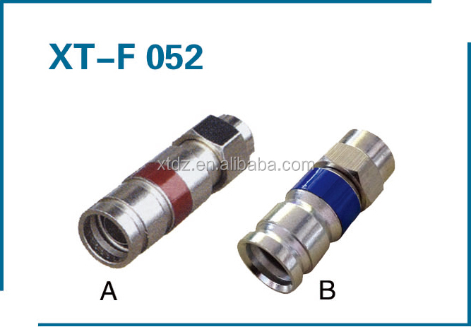 Fコネクタのrg-6/rg6コネクタ防水/rg11rg6圧縮fコネクタ仕入れ・メーカー・工場