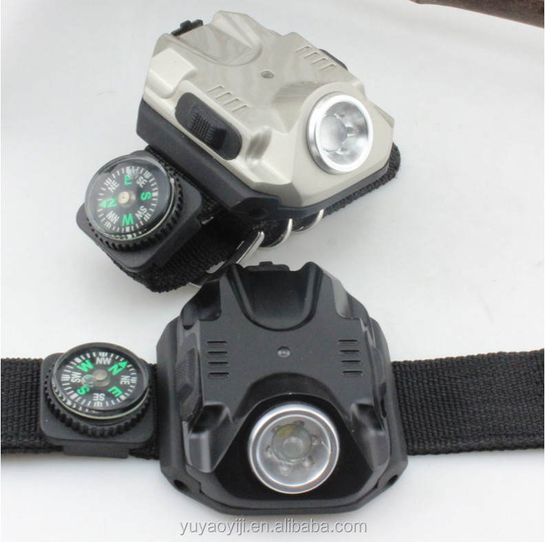 新しいスタイルのナイトランニング2015機器ledライト懐中電灯腕時計グレア照明仕入れ・メーカー・工場