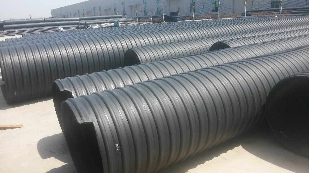 Steel Belt Reinforced Corrugated Hdpe Spiral Drainage Pipe Buy Hdpe