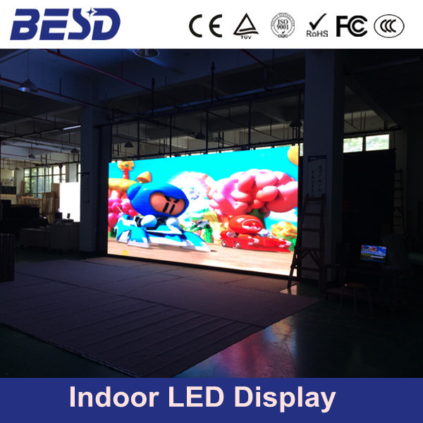 レンタルledディスプレイ新製品p6smd屋内ledスクリーンを持つプレーヤーキャビネットアルミダイキャストビデオや写真仕入れ・メーカー・工場