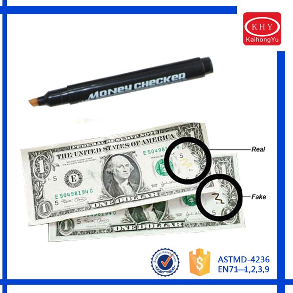 Promotional Money Checker,Counterfeit Bill Detector Pens,Fake Money