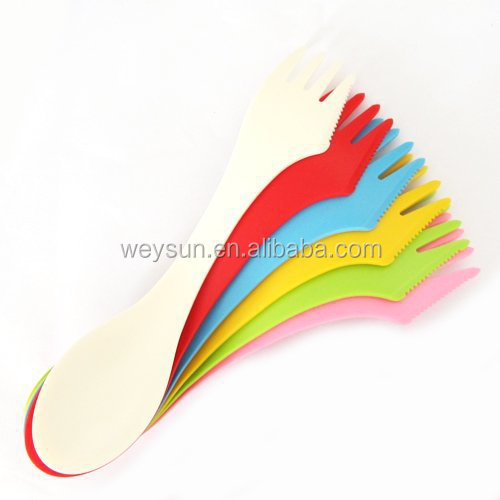キャンププラスチックsporks、 ナイフ、 フォーク、 スプーン仕入れ・メーカー・工場