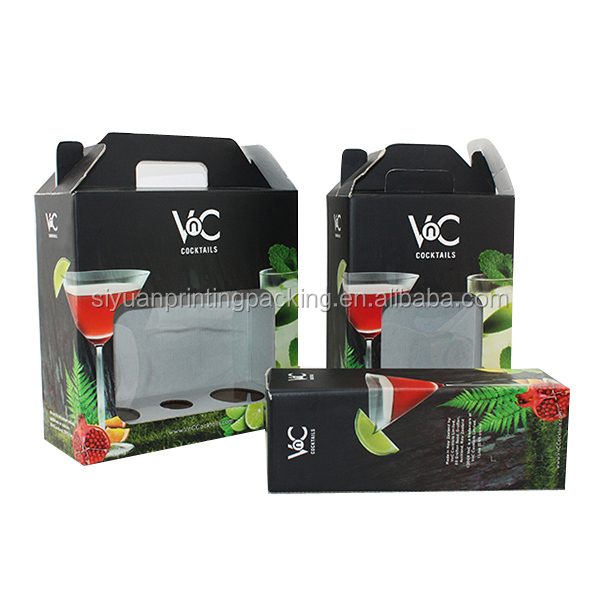 New new products fancy paper packaging box for champagne