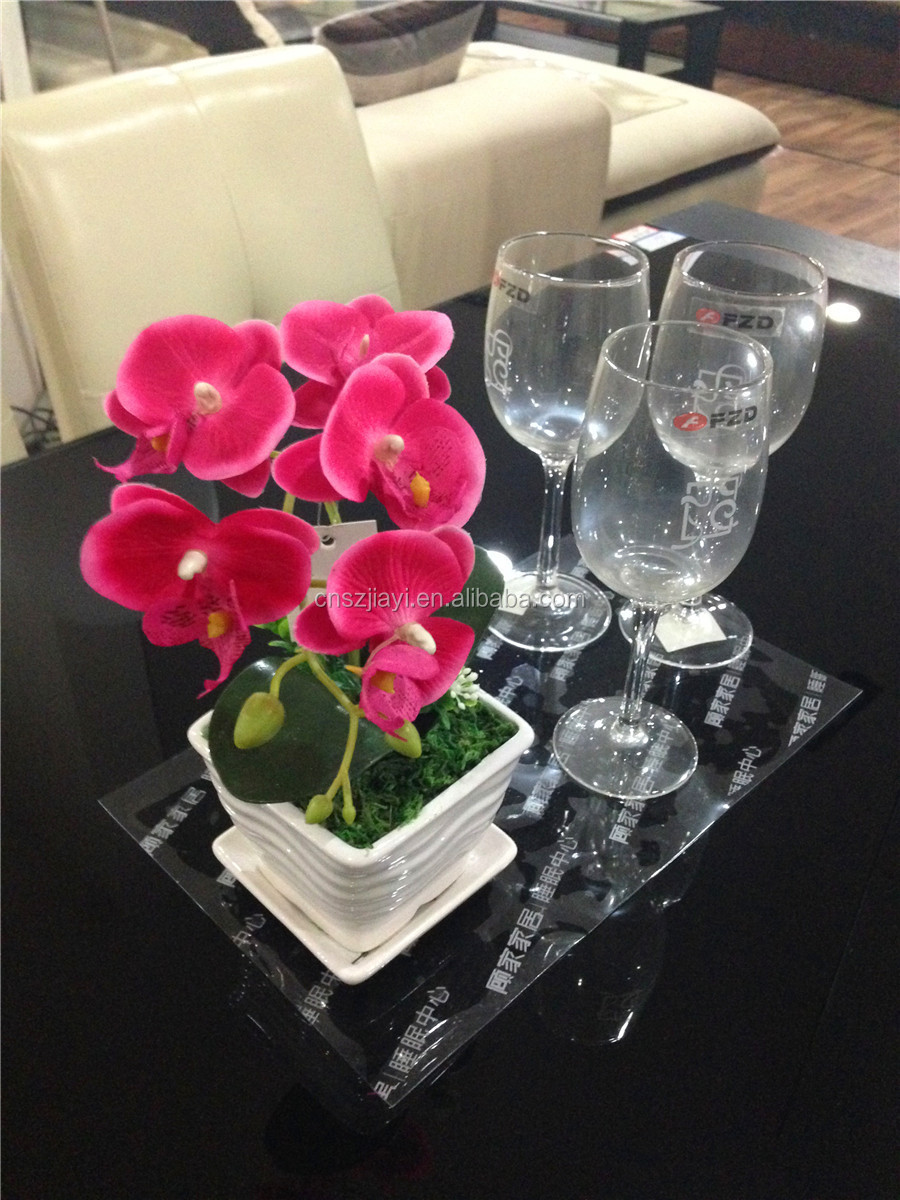 Hoge kwaliteit groothandel rode orchidee bloemen in wit keramische ...