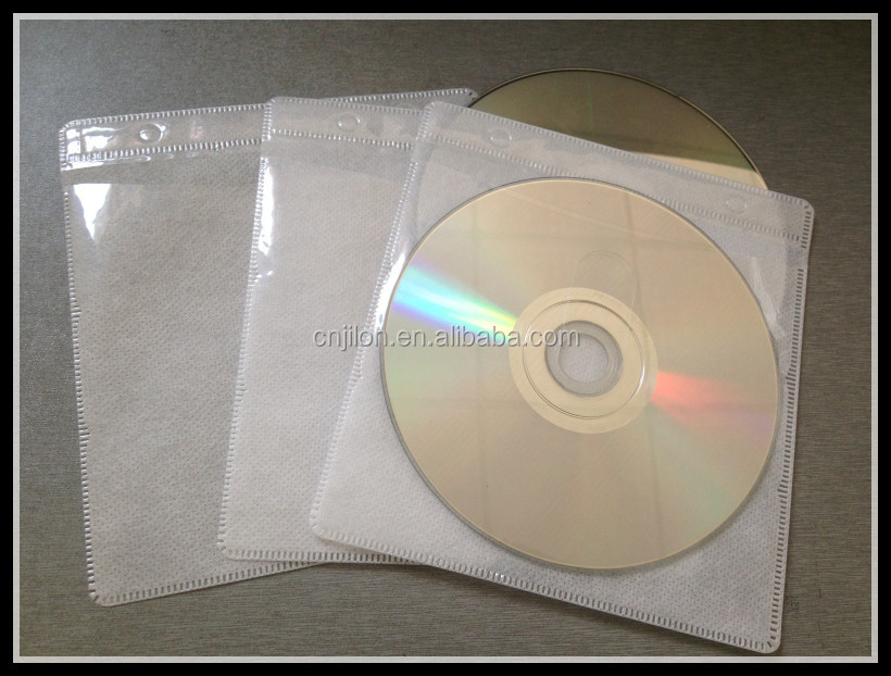 High Quality Clear Plastic Cd Cover/pvc Cd Double Sleeve/cd Packaging