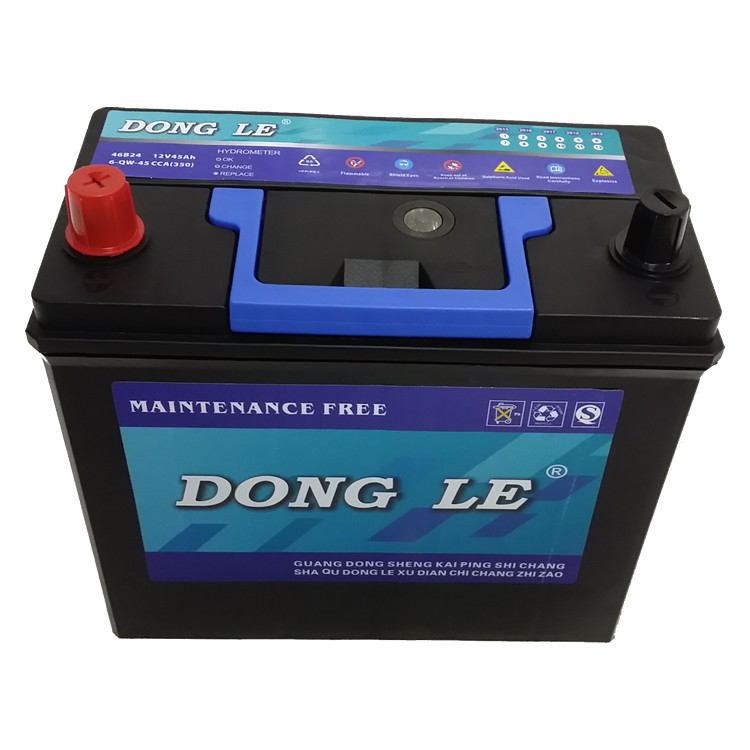 Super Quality Delkor Type Auto Battery 12v 46b24r - Buy Delkor 12v ...