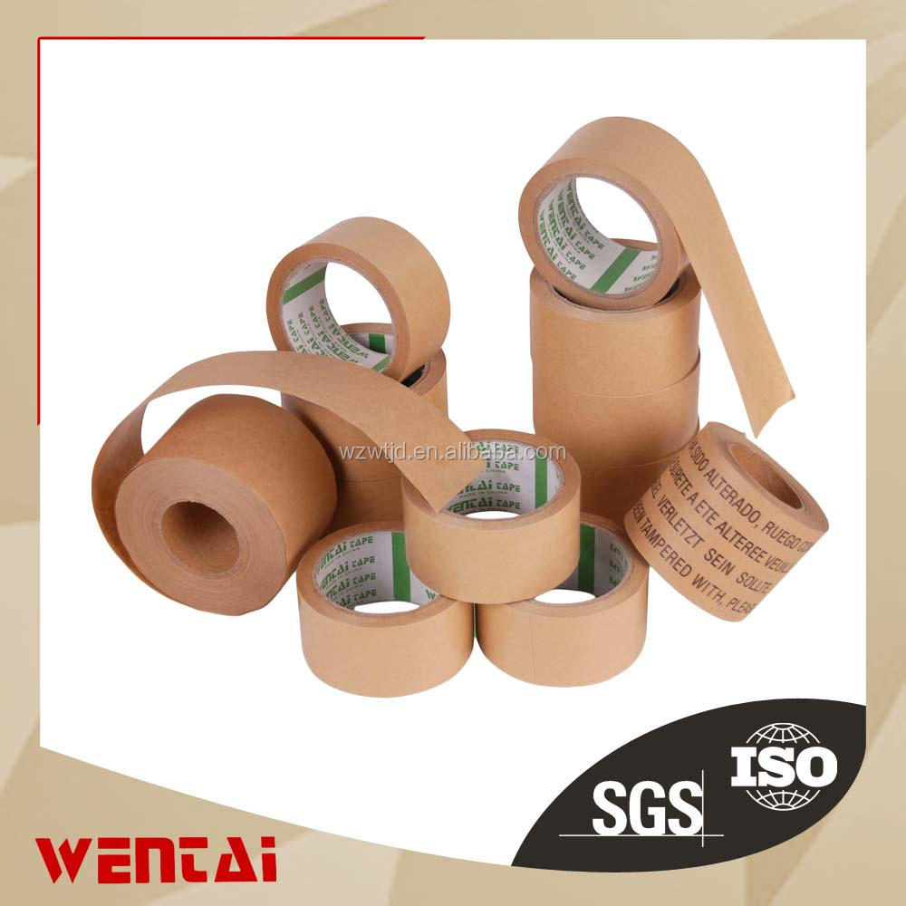 wentai tape factory supplier brown heat glug paper kraft tape