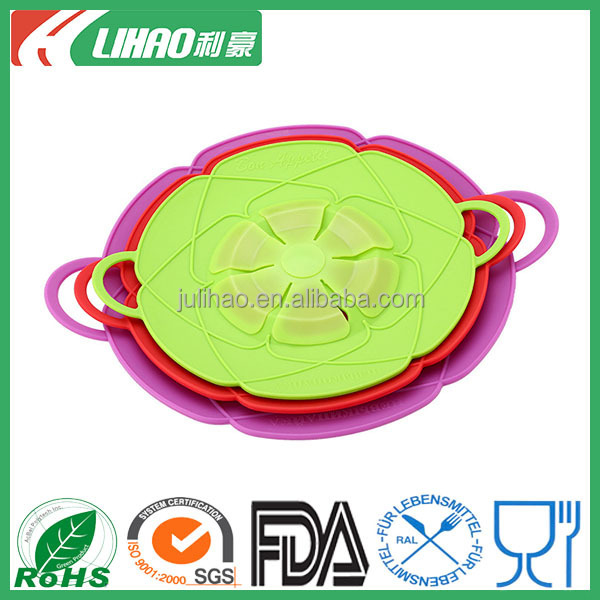 silicone spill stopper lids