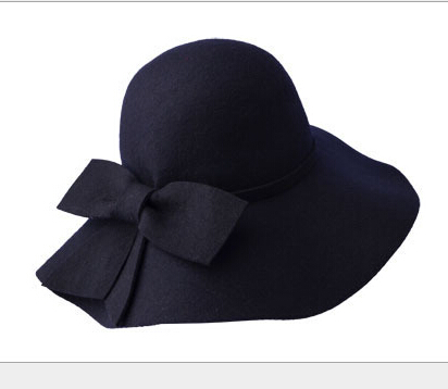 新しいファッション2015ちょう結びの帽子女性フェドーラ帽仕入れ・メーカー・工場