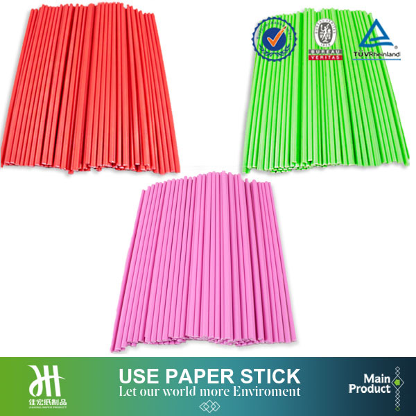 Rock candy stick,paper printed lollipop stick
