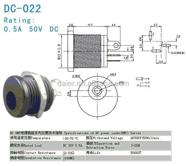 Dcソケット2.55.5/dc電源ジャック仕入れ・メーカー・工場