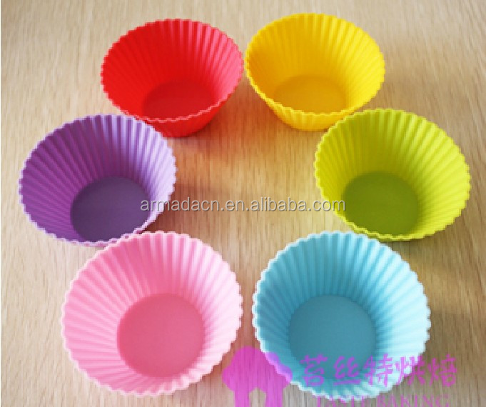 Multi-function Eco-friendly Round shape silicone cake decorating molds