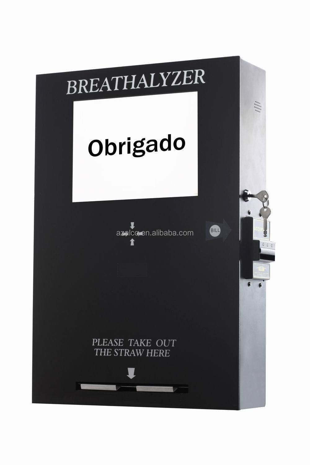 ポルトガル語の手形の自動販売付呼気液晶テレビ( 燃料電池センサー)問屋・仕入れ・卸・卸売り