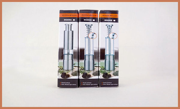 simple innovative products spice & pepper mill with ceramic mechanism