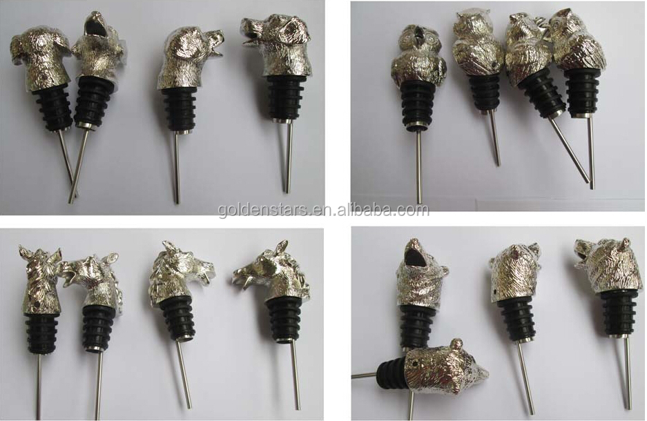 2016 Newest Unique Australia Koala Design Bottle Pourer For Vodka Or