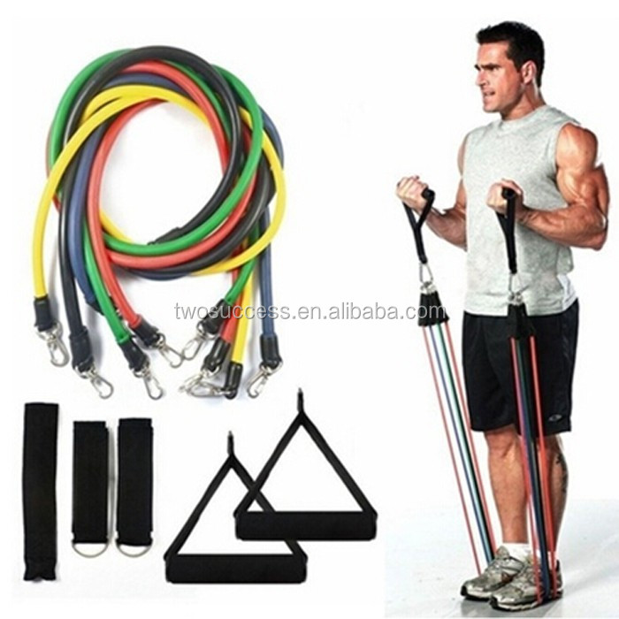 Fitness Latex Exercise Resistance Band SetResistance Tube PackBungee Cords