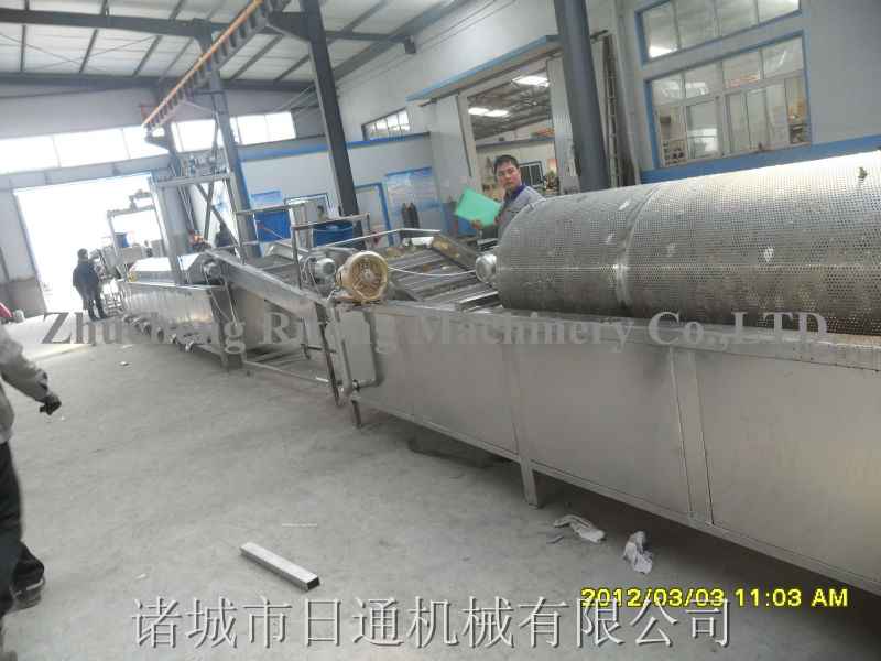 Automatic Continuous Frozen French Fries making machine and Production Line